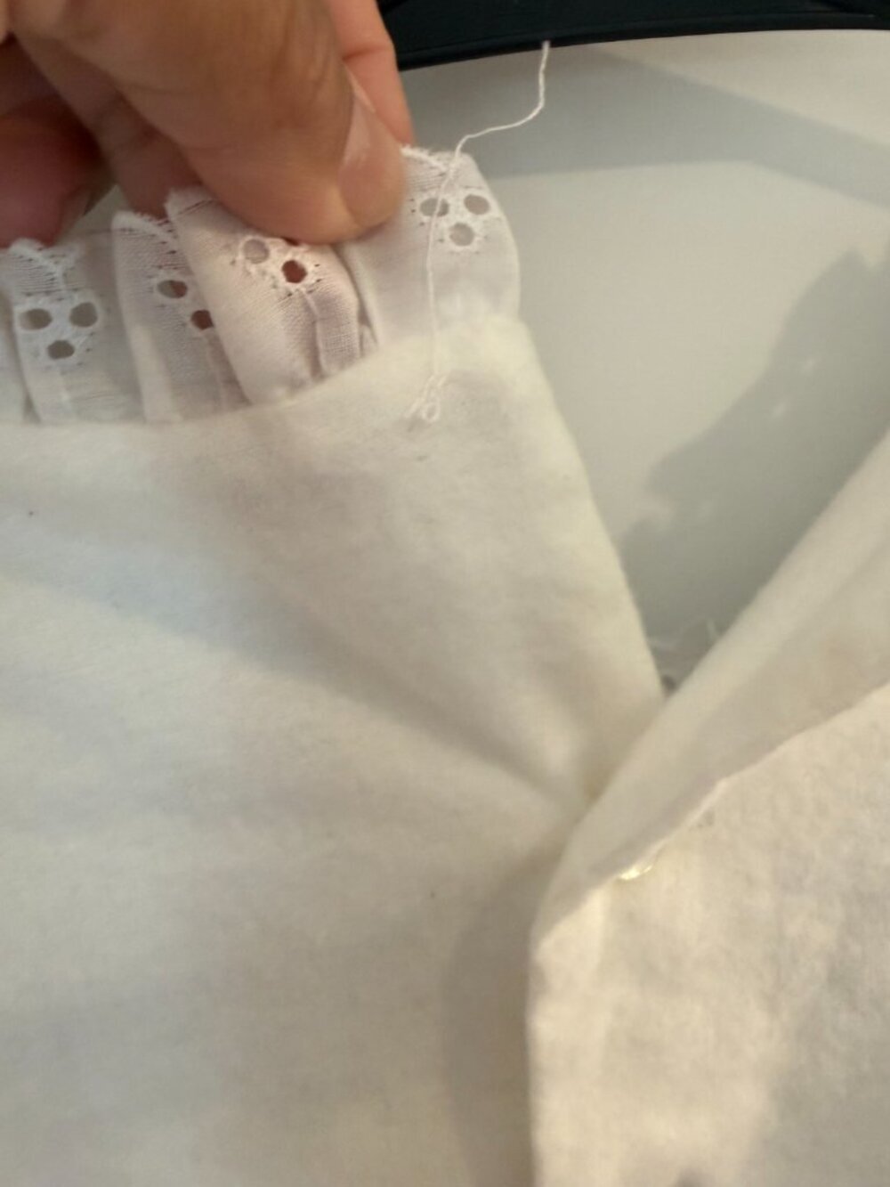 NWT Lanz of Salzburg White Cotton Nightgown Medium Cottagecore Prairie Lace - Picture 10 of 14